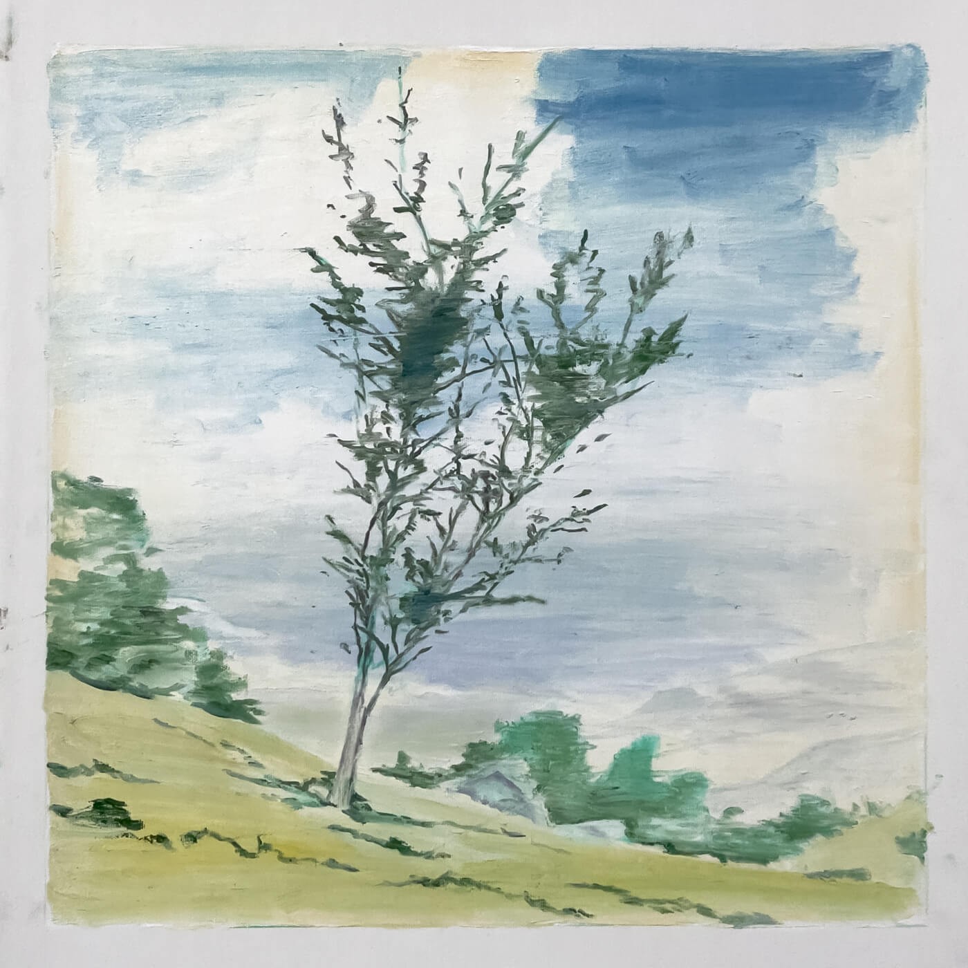 Gapscape 02, 2022, landscape painting