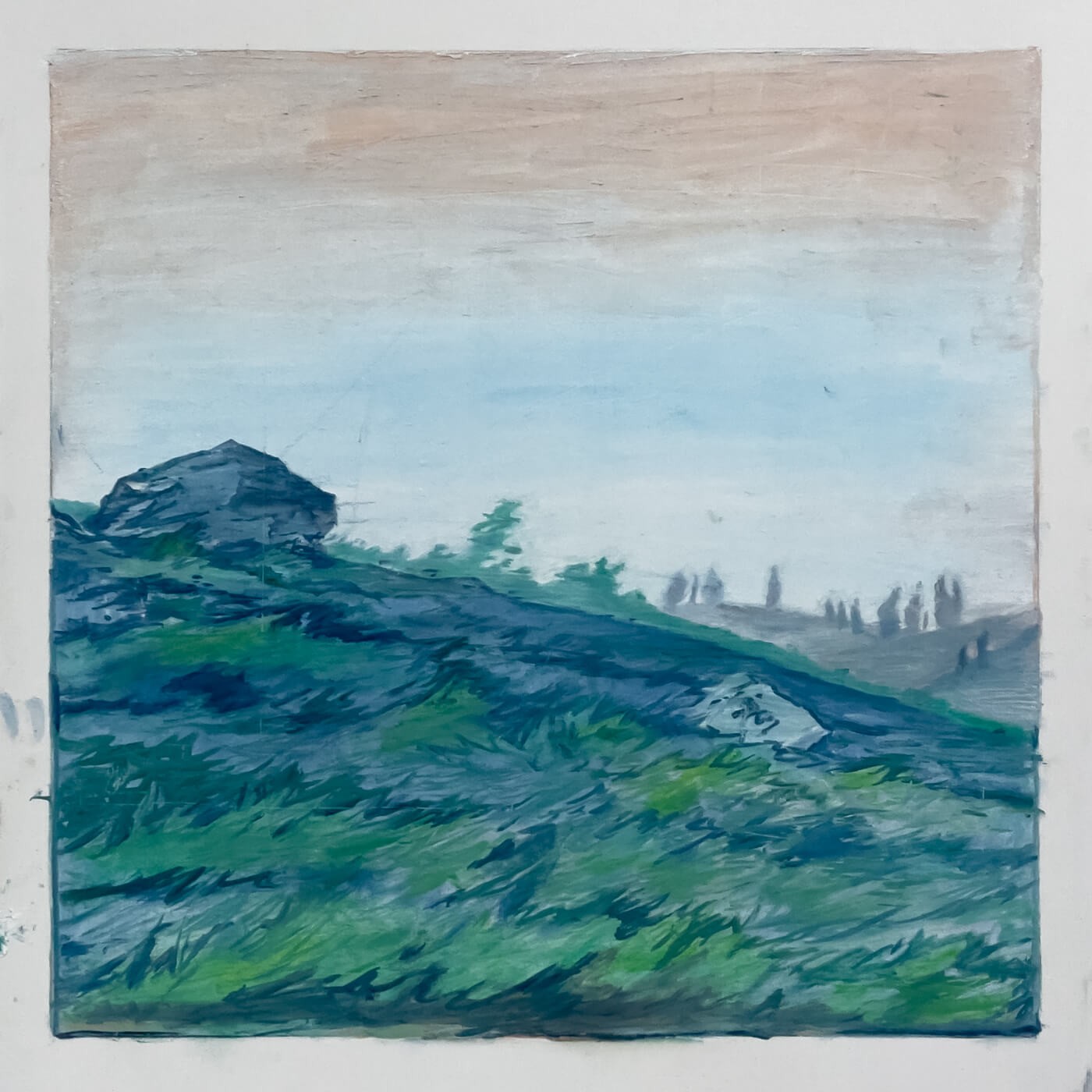 Gapscape 03, 2022, landscape painting