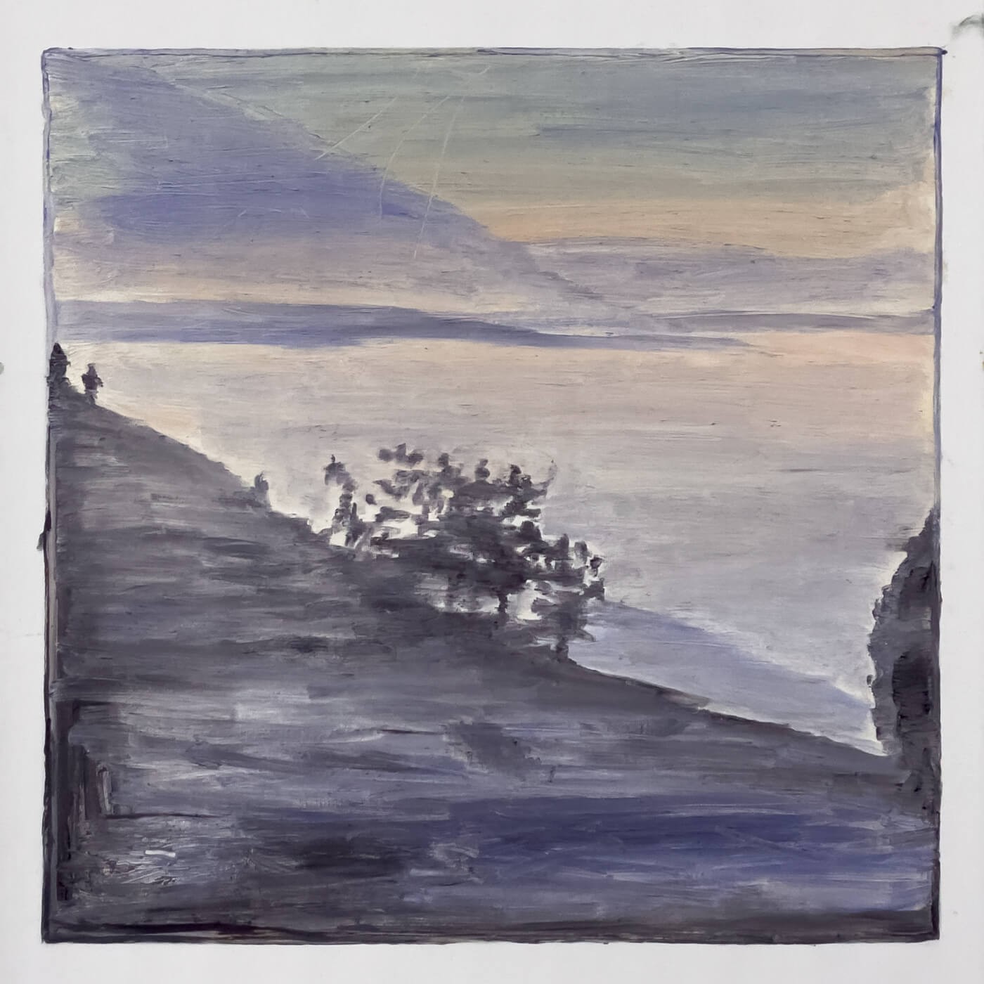 Gapscape 06, 2022, landscape painting