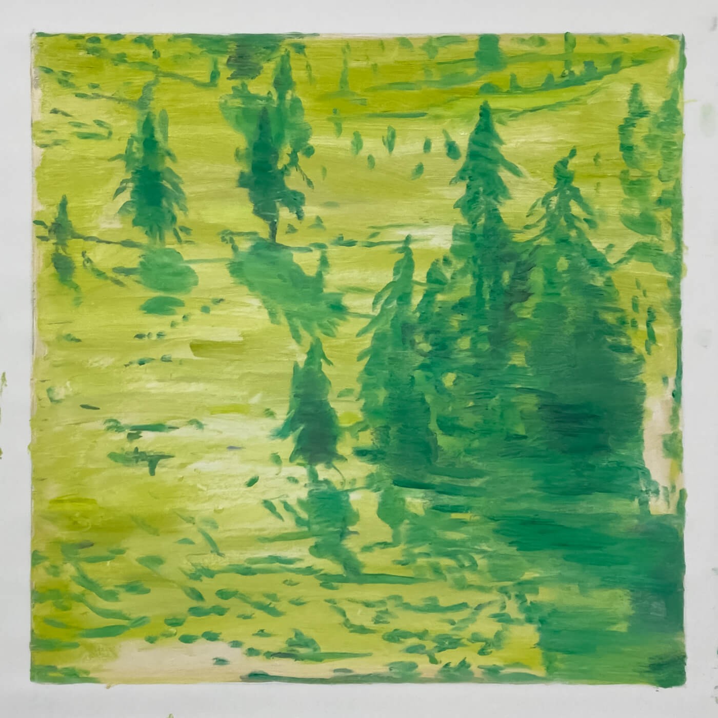 Gapscape 07, 2022, landscape painting