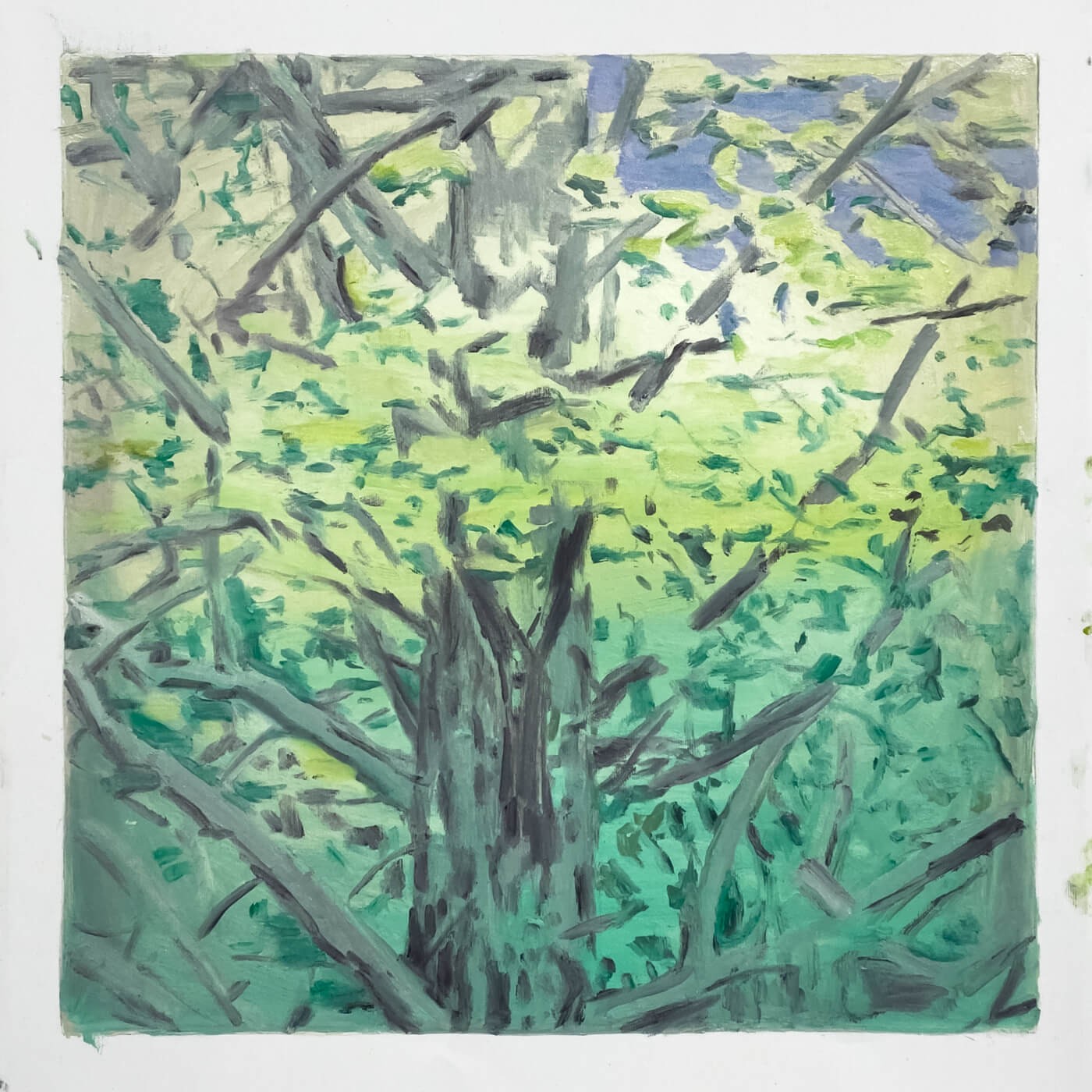 Gapscape 10, 2022, landscape painting