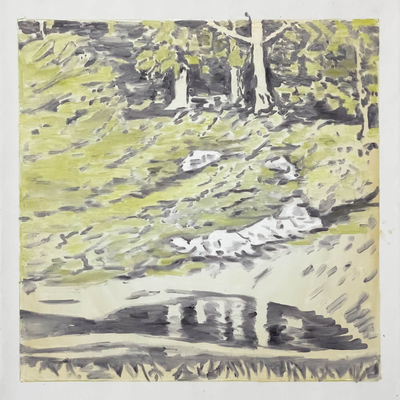 Gapscape 12, 2022, landscape painting