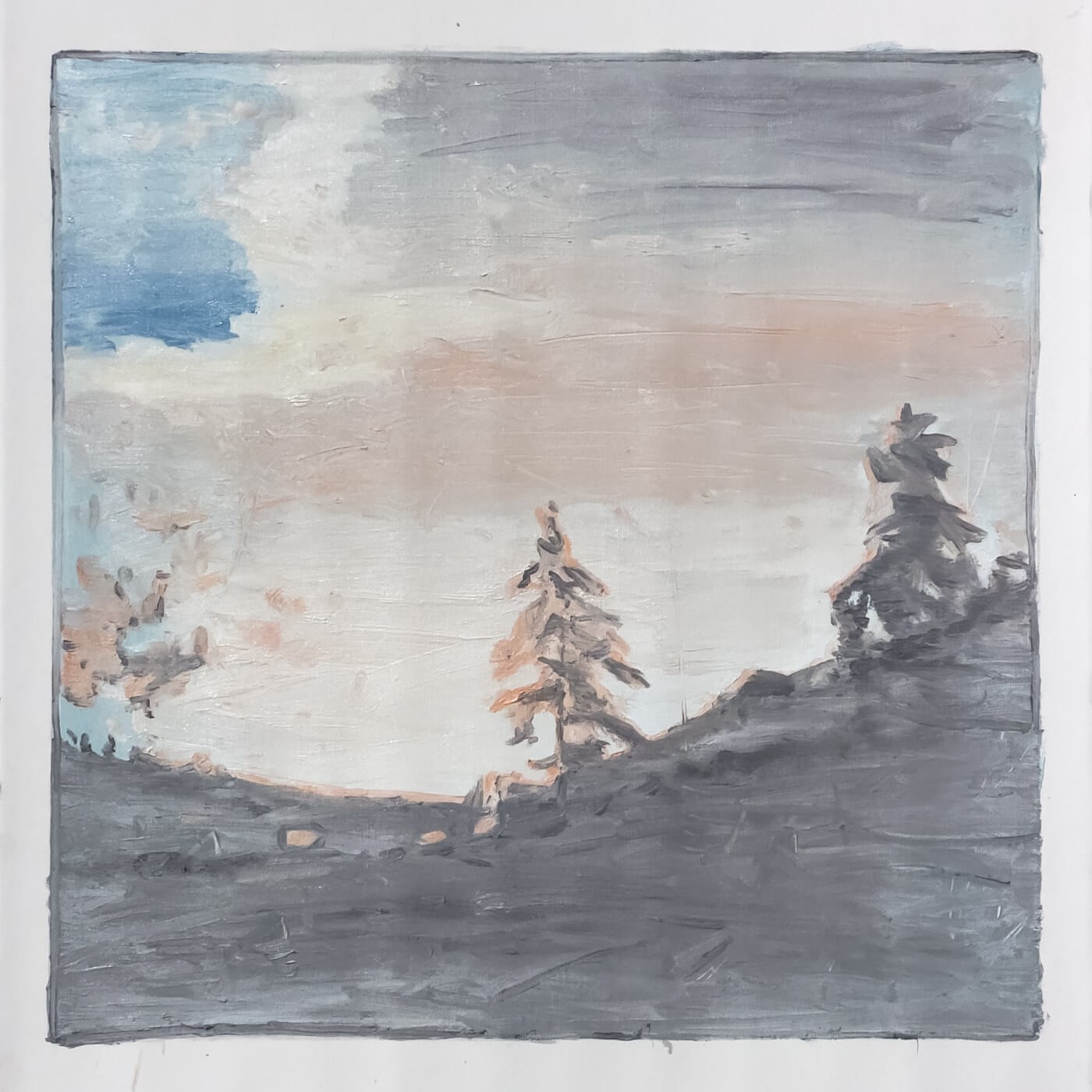 Gapscape 14, 2022, landscape painting