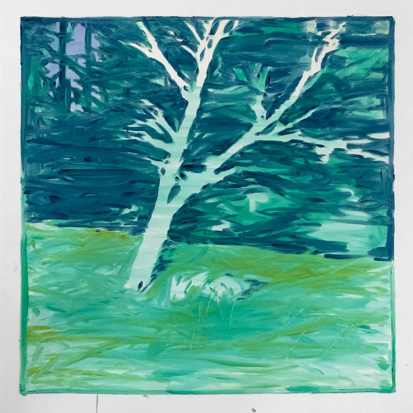 Gapscape 17, 2022, landscape painting