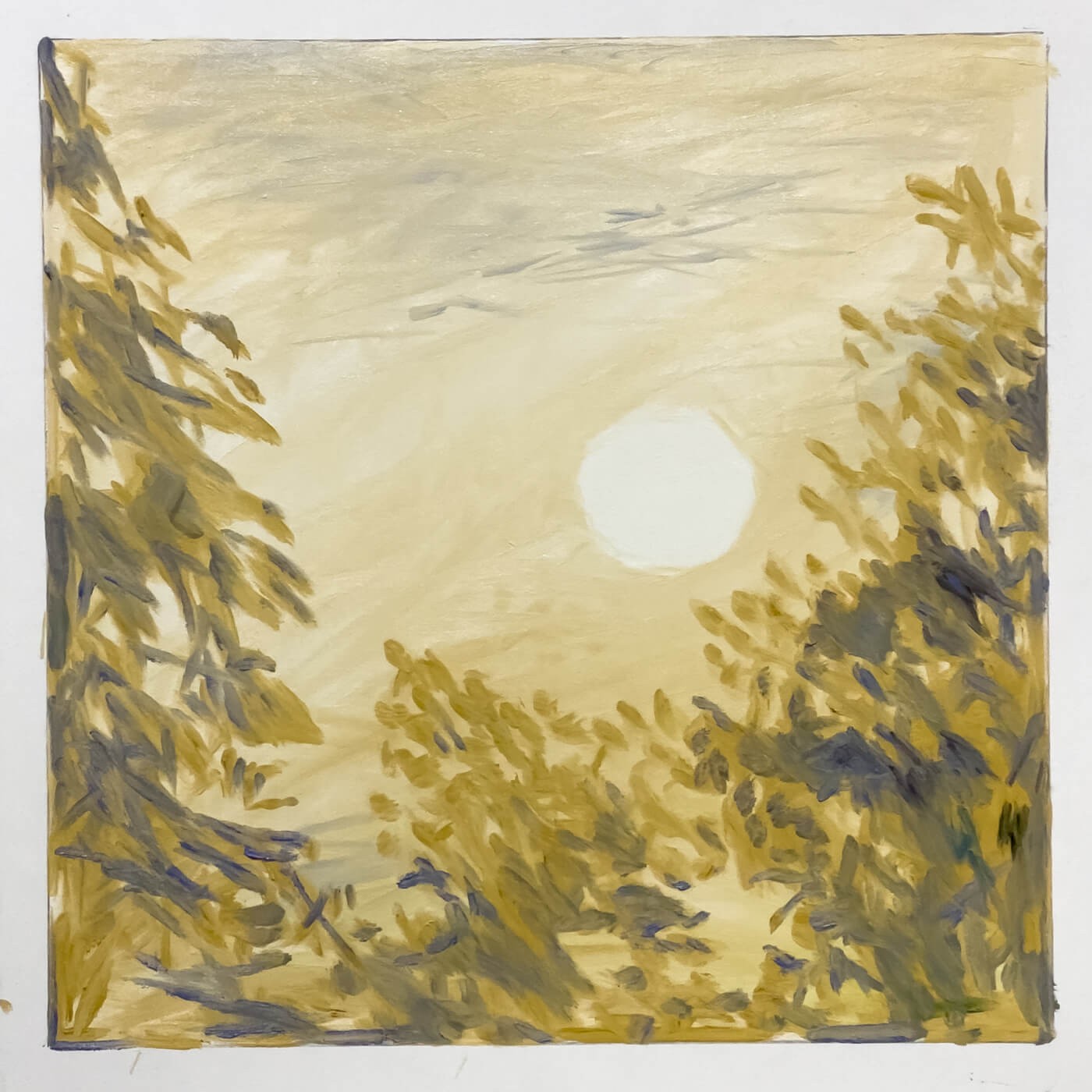 Gapscape 23, 2022, landscape painting