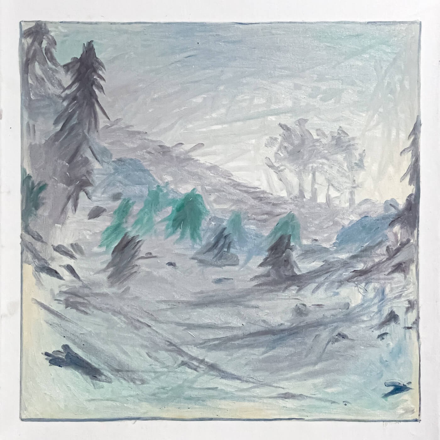 Gapscape 25, 2022, landscape painting