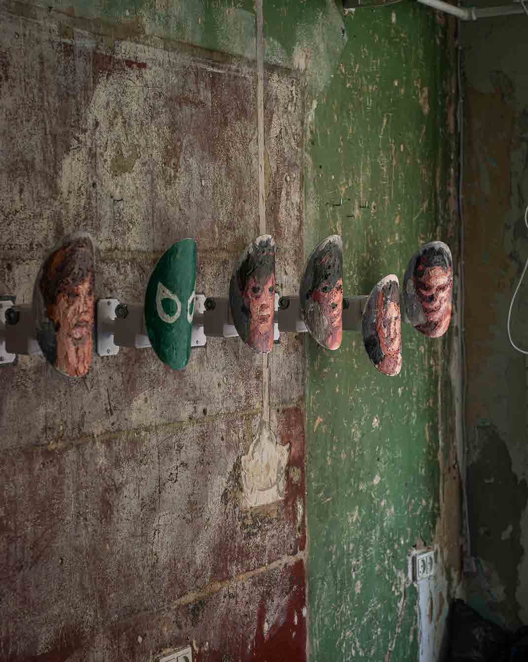 Green Twin, 2025. Wall installation.